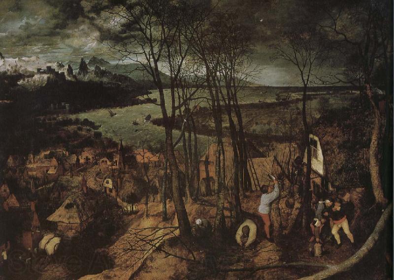 Pieter Bruegel Dark Day Norge oil painting art